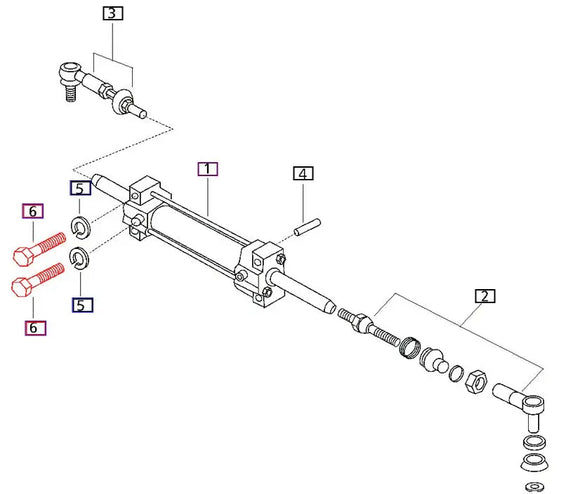 Mahindra Tractor Bolt, Hex V2024612085 Mahindra Direct Parts