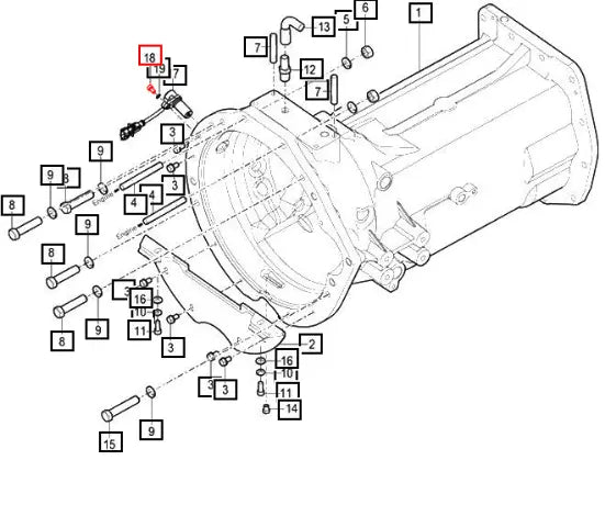 Mahindra Tractor Bolt, Hex-socket V2205406016 Mahindra Direct Parts