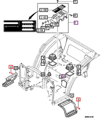 Mahindra Tractor Bolt, Hex/sp M10x60 V2183610060 Mahindra Direct Parts