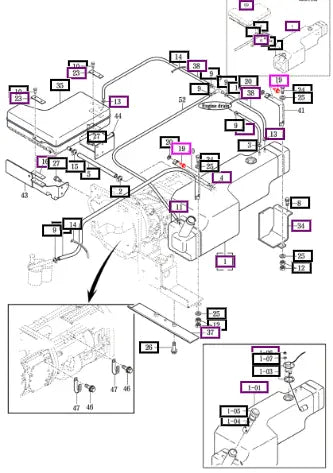 Mahindra Tractor Bolt, Hex/sp M8x45'' V2183608045 Mahindra Direct Parts