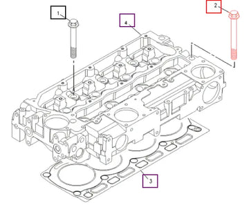 Mahindra Tractor Bolt, M15x1.5x162-mm 225-5502 Mahindra Direct Parts