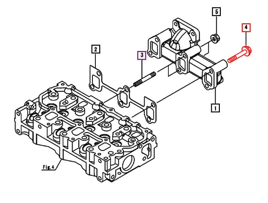 Mahindra Tractor Bolt, M8x50 10.9 129E00-13610 Mahindra Direct Parts