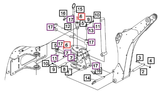 Mahindra Tractor Bolt, Neck 0328-208038 Mahindra Direct Parts