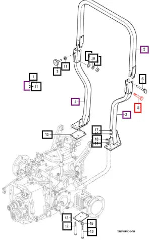Mahindra Tractor Bolt, Set 16507027801 Mahindra Direct Parts