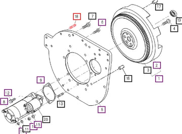 Mahindra Tractor Bolt, Stud 16733412040 Mahindra Direct Parts