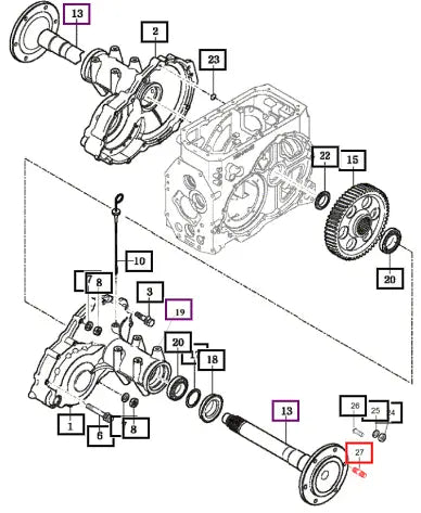 Mahindra Tractor Bolt, Stud 17973040050 Mahindra Direct Parts