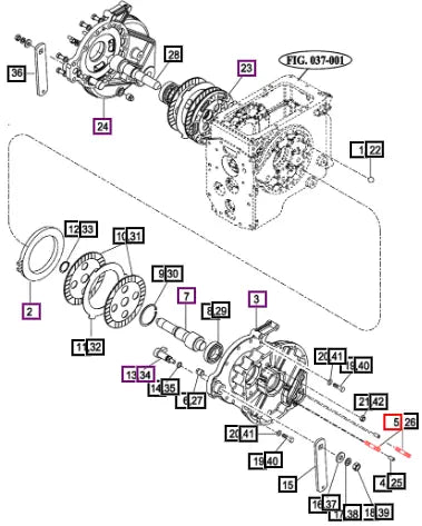 Mahindra Tractor Bolt, Stud/2 M10x30 V2513410030 Mahindra Direct Parts