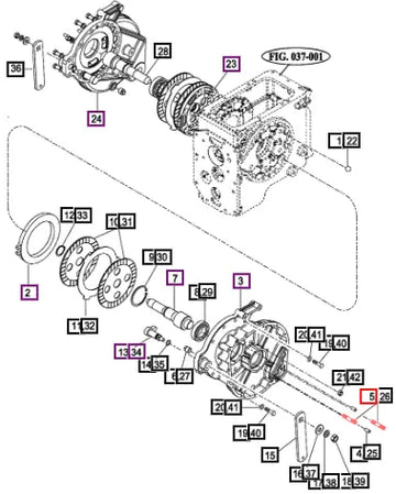 Mahindra Tractor Bolt, Stud/2 M10x30 V2513410030 Mahindra Direct Parts
