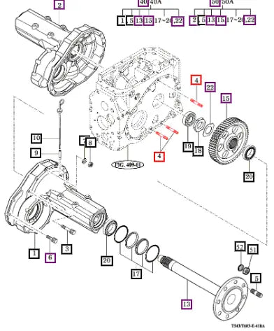 Mahindra Tractor Bolt, Stud/2 V2513412090 Mahindra Direct Parts