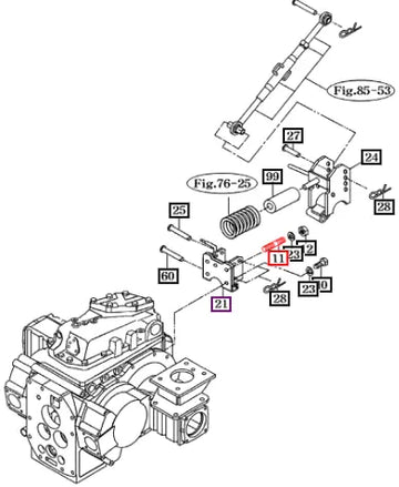 Mahindra Tractor Bolt, Stud/2 V2513416035 Mahindra Direct Parts