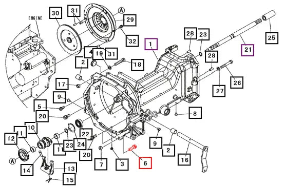 Mahindra Tractor Bolt, W/washer F1550112040 Mahindra Direct Parts