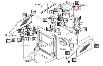 Mahindra Tractor Bolt, W/washer H1540110030 Mahindra Direct Parts