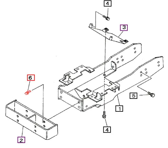 Mahindra Tractor Bolt, W/washer H1550112035 Mahindra Direct Parts