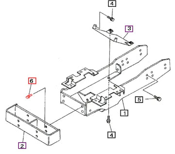 Mahindra Tractor Bolt, W/washer H1550112035 Mahindra Direct Parts