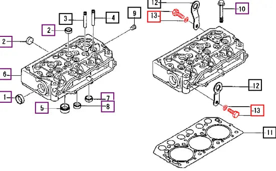 Mahindra Tractor Bolt, W/washer MF241280 Mahindra Direct Parts