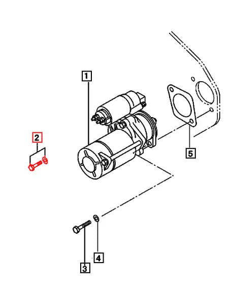 Mahindra Tractor Bolt, W/washer MF241282 Mahindra Direct Parts