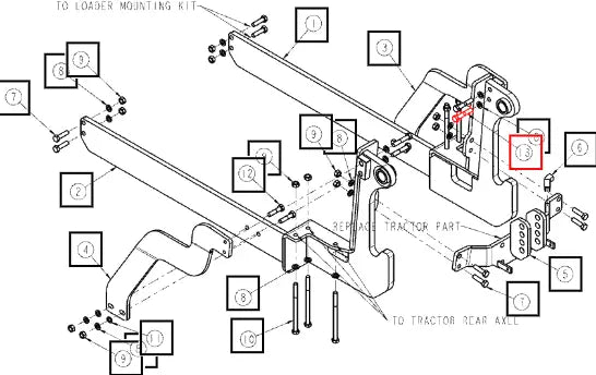 Mahindra Tractor Bolt(10.9t) ANSBH12D6175Z Mahindra Direct Parts