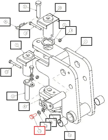 Mahindra Tractor Bolt(10.9t) M10x25l ANSBH1055150Z Mahindra Direct Parts