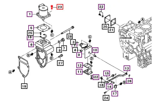 Mahindra Tractor Bolt,hexagon Socket F121005020 Mahindra Direct Parts