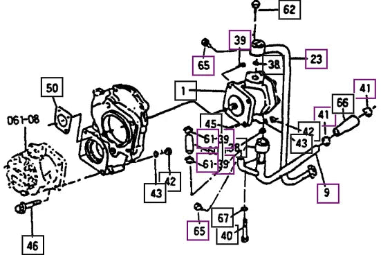 Mahindra Tractor Bolt(m10x25) (for Hyd Suction) V2182610025 Mahindra Direct Parts