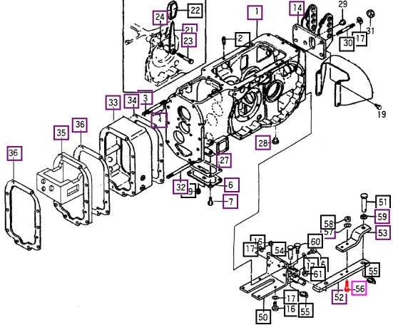 Mahindra Tractor Bolt(m10x65) (for 15132470011) V2012610065 Mahindra Direct Parts