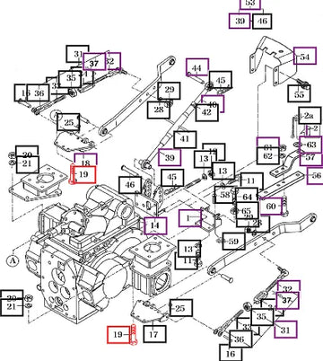 Mahindra Tractor Bolt(m12x160) (for Lower Link) V2014612160 Mahindra Direct Parts