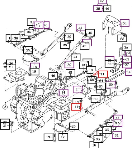 Mahindra Tractor Bolt(m14x35) V2014614035 Mahindra Direct Parts