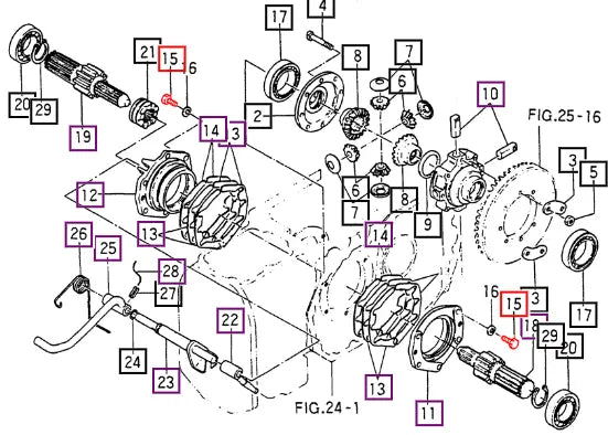 Mahindra Tractor Bolt(spec M10x25) V2174610025 Mahindra Direct Parts