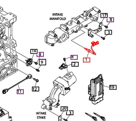 Mahindra Tractor Boost Temp Sensor 301318-00013A Mahindra Direct Parts