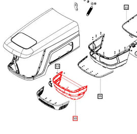 Mahindra Tractor Bottom Grill 007501500C92 Mahindra Direct Parts
