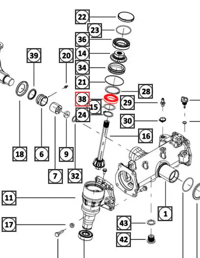 Mahindra Tractor Bottom SP010105909 Mahindra Direct Parts