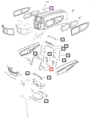 Mahindra Tractor Bottom Sealing Radiator E007538500D1 Mahindra Direct Parts