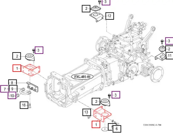 Mahindra Tractor Bracket Comp,  Fr Mounting 14576252101GB Mahindra Direct Parts