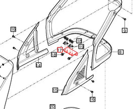 Mahindra Tractor Bracket - Lower Dash Panel 11616032810GB Mahindra Direct Parts