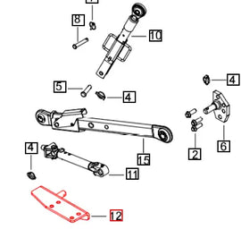 Mahindra Tractor Bracket - Stabilizer Mounting Right Hand RH 007211855V91 Mahindra Direct Parts