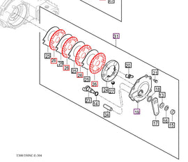 Mahindra Tractor Brake Friction Disk 15603102011 Mahindra Direct Parts