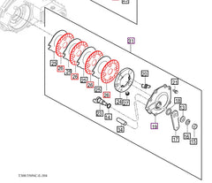 Mahindra Tractor Brake Friction Disk 15603102011