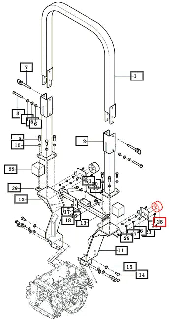 Mahindra Tractor Brake Light 11106563002 Mahindra