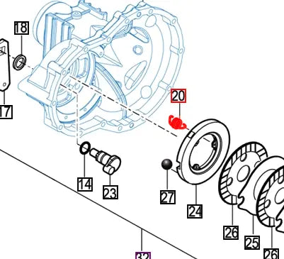 Mahindra Tractor Brake Metal Return Spring 16703272030 Mahindra Direct Parts