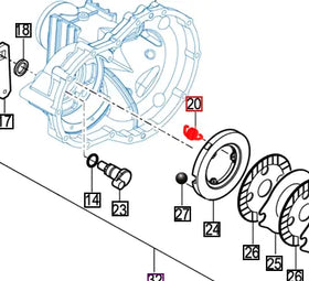 Mahindra Tractor Brake Metal Return Spring 16703272030 Mahindra Direct Parts