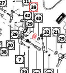 Mahindra Tractor Brake Pedal Shaft Washer 000010800P03 Mahindra Direct Parts