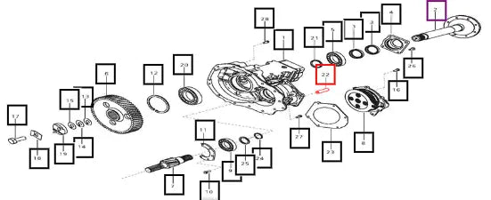 Mahindra Tractor Brake Pin 006505477D1 Mahindra Direct Parts