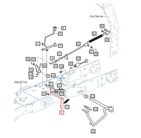 Mahindra Tractor Brake Rod Parking Brake A 11613282300 Mahindra Direct Parts