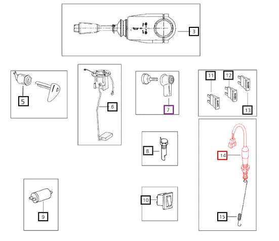 Mahindra Tractor Brake Switch 007700960B91 Mahindra Direct Parts