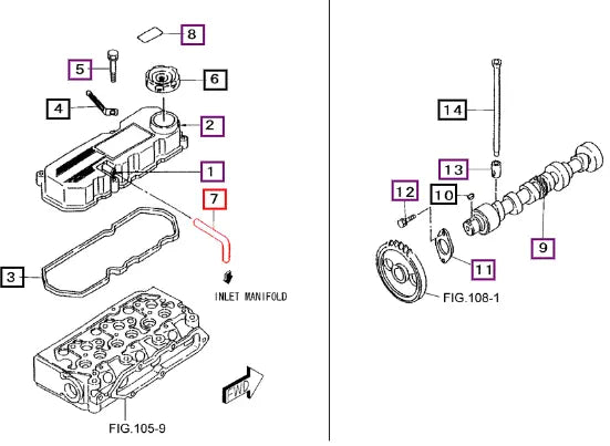 Mahindra Tractor Breather, Pipe MM400380 Mahindra Direct Parts