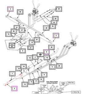 Mahindra Tractor Bucket Cylinder KMW31702040 Mahindra Direct Parts