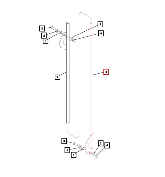 Mahindra Tractor Bucket Level Indicator Rod Mahindra