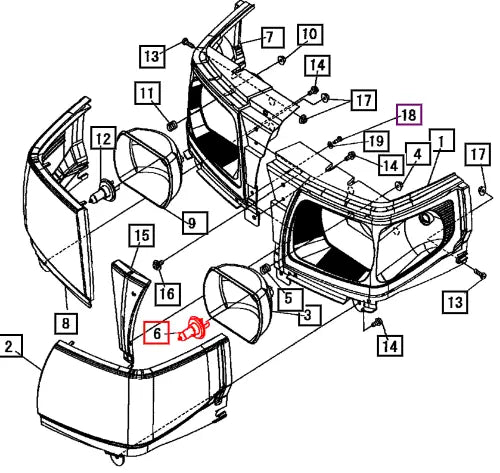 Mahindra Tractor Bulb 10405511500 Mahindra Direct Parts