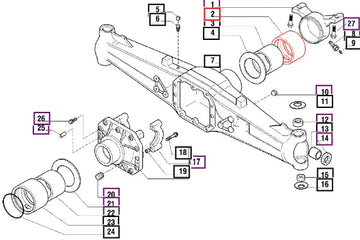 Mahindra Tractor Bush 006500328C1 Mahindra Direct Parts