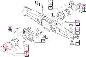 Mahindra Tractor Bush 006500355C1 Mahindra Direct Parts